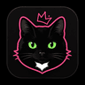 Biểu tượng mèo đen Vừng Meow