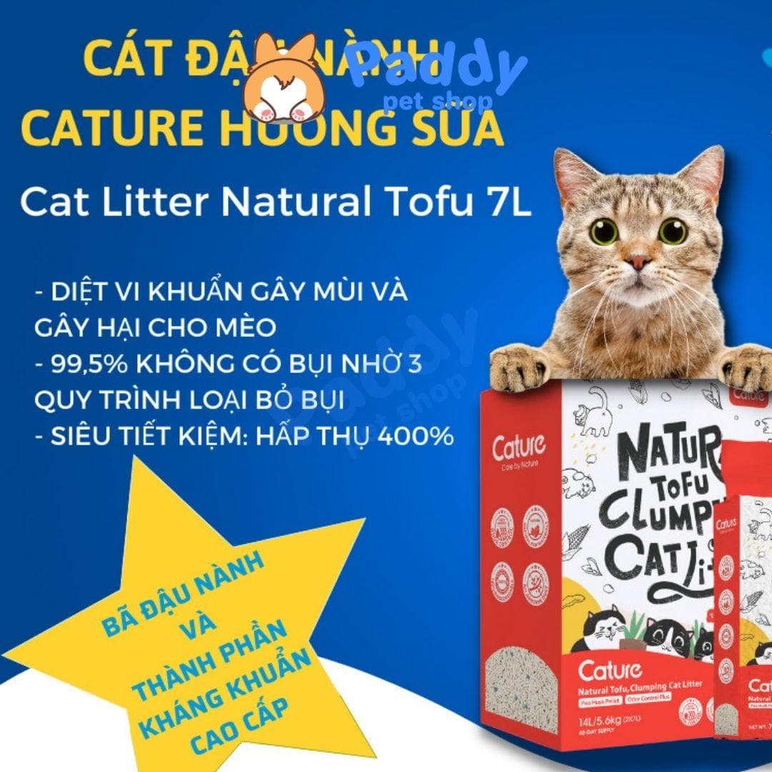 Cát Đậu Nành Cho Mèo Cature Tofu