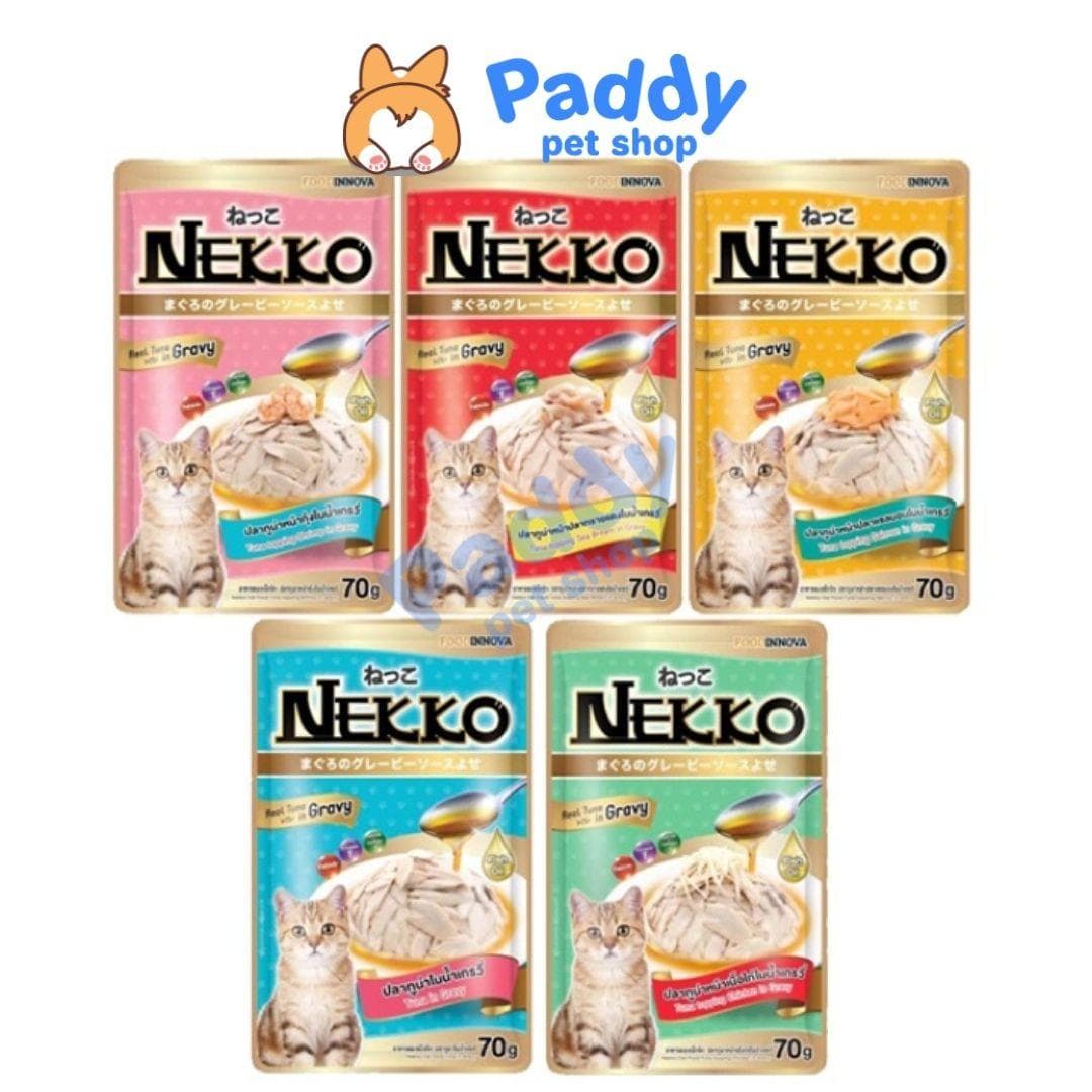 Pate Mèo Dạng Sốt Nekko Gravy 70g